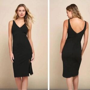 Lulus Black Sleeveless Dress